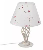 Настольная лампа с цветочками V1559 V1559/1L Vitaluce, E27, кол-во ламп:1шт, Белый