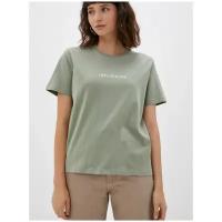 Хлопковая футболка с принтом Incity, цвет серо-зеленый