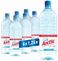 Вода артезианская питьевая Arctic (Арктик) 1,25 л х 6 бутылок, б/г пэт