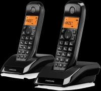 Радиотелефон Motorola Solutions Motorola DECT S12 DUO, чёрный