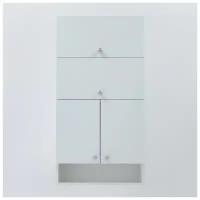 Шкаф пластиковый jolly low cabinet white белый