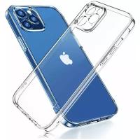 Чехол для Apple iPhone 12 Pro силиконовый с защитой камеры Для Эпл 12 Про