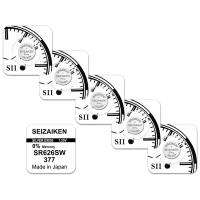 Батарейка SEIKO Seizaiken 377 (SR626SW, SR66, AG4), 5 шт