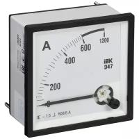 Амперметр аналоговый Э47 600/5А класс точности 1,5 72х72мм IEK
