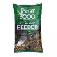 Прикормка Sensas 3000 Super FEEDER RIVER Black 1кг