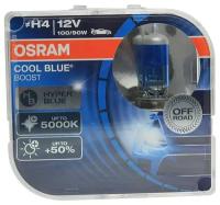 Лампа 12V H4 100/90W +50% P43t 5000K бокс (2шт.) Cool Blue Boost OSRAM 62193CBB-HCB