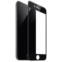 Защитное 3D стекло для iPhone 7 противоударное / закругленные края (Черный)