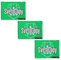 Бумага A4 офисная SvetoCopy (Светокопи) белая, 80г/м (3 пачки - 1500 листов)