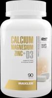 Maxler Calcium Magnesium Zinc + D3 таб., 145 г, 90 шт