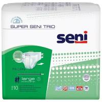 Подгузники для взрослых Super Seni trio large (обхват 100-150 см) 10 шт