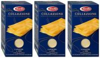 Макаронные изделия для лазаньи «Болоньезе» Barilla Lasagne n.189, из твёрдых сортов пшеницы, набор 3х500 г