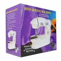 Мини портативная швейная машинка, машинка с ножной педалью, mini sewing machine SM-202A