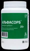 Альфасорб пор. д/приг. сусп. д/вн. приема банка, 25 г, 1 уп