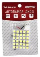 Панель светодиодная 12V 30 SMD диодов, 46*37мм Белая SKYWAY (блистер), S03301005