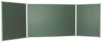 Доска магнитно-меловая BoardSYS ТЭ-300М 100х300 см, зеленый