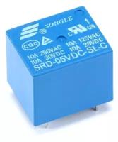 Реле SRD-05VDC-SL-C, 5 В (DC), 10 А, контакты NO-NC