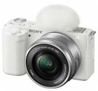 Sony ZV-E10 Kit E PZ 16-50mm F3.5-5.6 OSS, белый