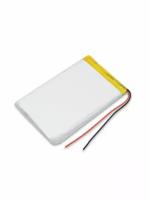 Аккумулятор Li-Pol 2pin 3.7V/5000mAh, 3872128 (батарея) 3,7х72х128 мм (Ф)