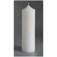 Свеча декоративная Мир свечей Столбик белый, 6х20 см