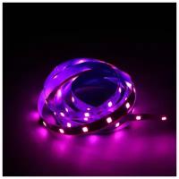 Фитолента светодиодная Luazon, 5 В, SMD5050, 1 м, IP20, 6.2 Вт, 60 LED/м, USB, мультиспектр