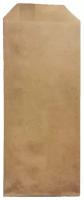 Пакет бумажный крафт коричневый для палочек и столовых приборов 220х80 мм, 100 шт