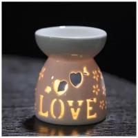 FamilyLove Аромалампа керамическая для эфирных масел “LOVE”