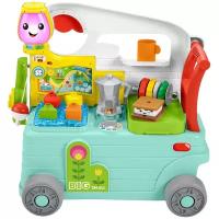 Каталка-ходунки Fisher-Price Фургончик 3-в-1, HCK82, разноцветный