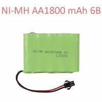 Аккумулятор Ni-Mh 6v AA 1800mah для радиоуправляемых игрушек, разъем YP