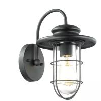 Odeon Light Уличный настенный светильник Helm 4171/1W, E27, 60 Вт, цвет арматуры: черный, цвет плафона бесцветный