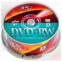 Диск VS DVD+RW 4,7 GB 4x CB/25