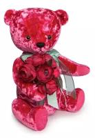 Мягкая игрушка BernART Медведь розовый 30 см