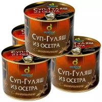 Ecofood Суп-Гуляш из осетра с шампиньонами, 530 г