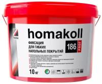 Клей-фиксатор Homakoll 186 Prof для ковровой плитки, 10 кг