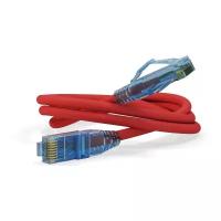 Патч-корд Hyperline PC-LPM-UTP-RJ45-RJ45-C6-5M-LSZH-RD U/UTP, Cat.6 (100% Fluke Component Tested), LSZH, 5 м, красный