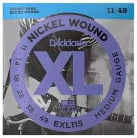 Набор струн D'Addario EXL115, 1 уп