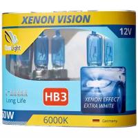 Лампа 12v hb3 60w p20d 6000k Clearlight xenonvision 2 шт. duobox ML9005XV Clearlight ML9005XV