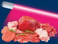 Лампа светодиодная для мясных витрин LED 10W T8 MEAT G13 600х26мм трубка