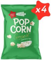 Попкорн Премиум HAPPY CORN Gourmet Сметана и лук 4 шт по 50 г