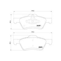 Колодки торм. для а/м Mazda Tribute (00-)/Ford Maverick (01-) диск. перед. (PF 4266), TRIALLI PF4266