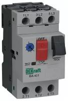 DEKraft Выключатель авт. защиты двиг. 3P 1.6-2.5А 100кА ВА-431 21226DEK