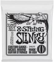 Струны для 8-струнной электрогитары Ernie Ball 2625 10-74, сталь никелированная