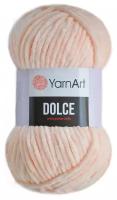 Пряжа Yarnart Dolce телесный (779), 100%микрополиэстер, 120м, 100г, 1шт