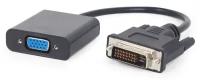 Переходник/адаптер Cablexpert DVI-D-VGA (A-DVID-VGAF-01), 0.2 м, черный