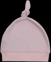 Шапочка детская, для девочки, персиковая, Базовая коллекция, для новорожденного, шапка колпак 42 (обхват 42-44) 6-9 мес