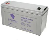 Аккумуляторная батарея SUNWAYS CARBON 12-100