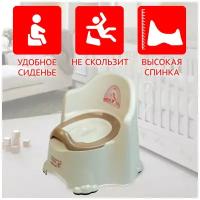 Горшок детский со спинкой Комфорт, 35х35х31,5, DD Style 