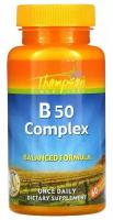 Thompson B50 Complex (комплекс витаминов группы В) 60 вегетарианских капсул