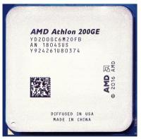 Центральный Процессор AMD Athlon 200GE AM4 35W 3,2Gh, Radeon Vega Graphics,OEM {12}