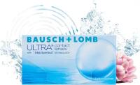 Контактные линзы Bausch & Lomb Ultra, 3 шт., R 8,5, D -4
