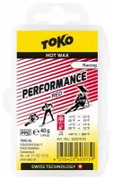 Парафин низкофтористый Toko Performance red (-4°С -12°С) 40 г